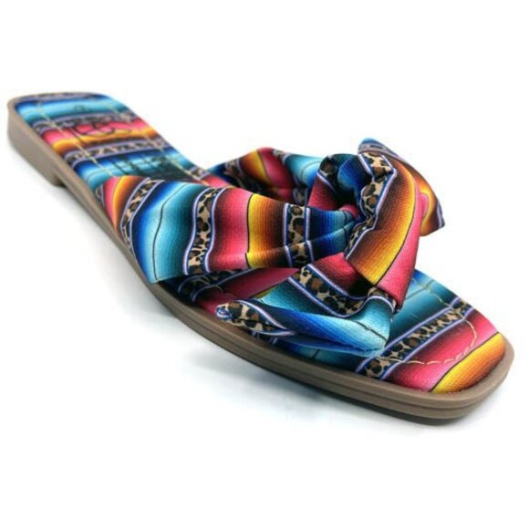 Everglades Coco Aztec Blue Sandals - Picture 1 of 1